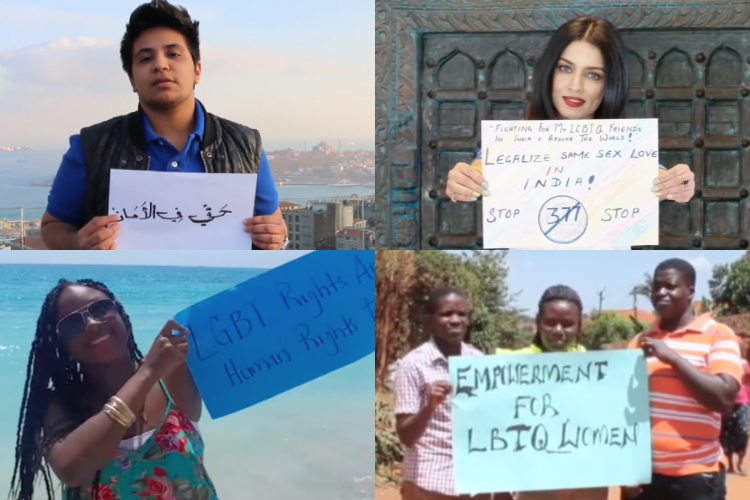 国連が世界中からLGBTIの人たちのメッセージを集めた動画を公開