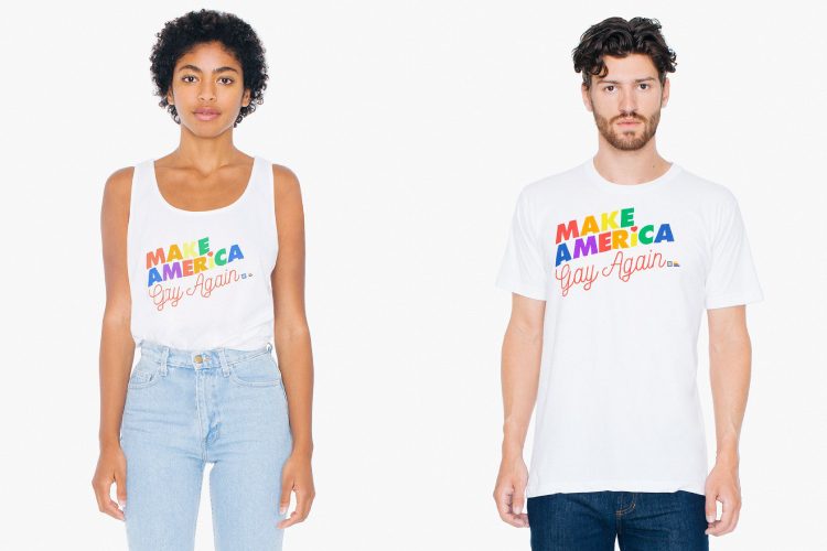 アメリカンアパレルから、LGBT支援のチャリティーアイテムが発売