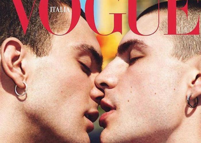 イタリア版 Vogue 実際のゲイカップルを表紙に起用